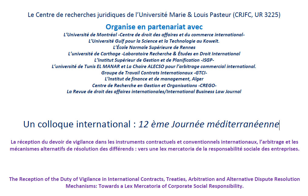 An international conference: 12th Mediterranean Day